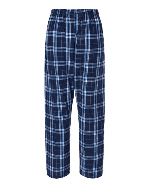Boxercraft BW6620 Navy/ Columbia Plaid — back