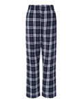 Boxercraft BW6620 Navy/ Silver Plaid — back