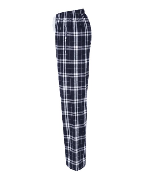 Boxercraft BW6620 Navy/ Silver Plaid — direct side