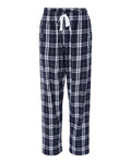 Boxercraft BW6620 Navy/ Silver Plaid — front