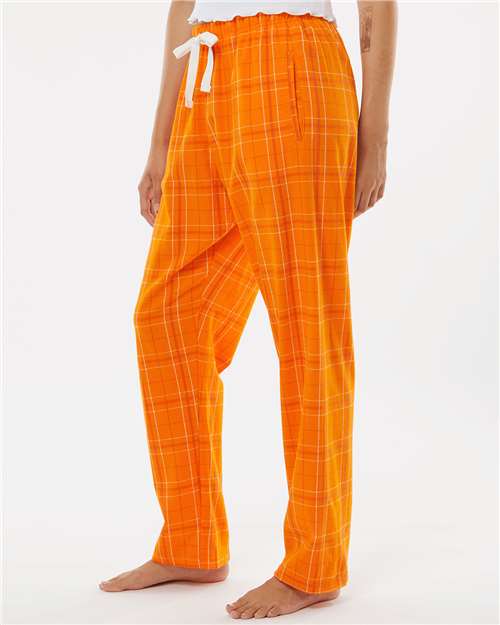 Boxercraft BW6620 Orange Field Day Plaid — on model side