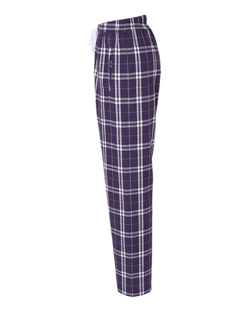 Boxercraft BW6620 Purple/ White Plaid — direct side