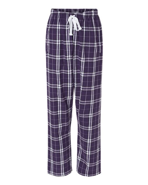 Boxercraft BW6620 Purple/ White Plaid — front