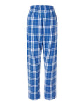 Boxercraft BW6620 Royal/ Silver Plaid — back