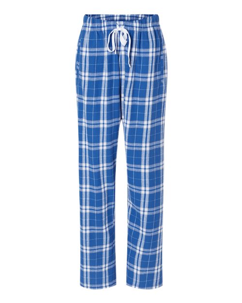 Boxercraft BW6620 Royal/ Silver Plaid — front