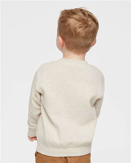 Rabbit Skins 3317 Natural Heather — on model back