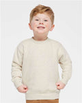 Rabbit Skins 3317 Natural Heather — on model front