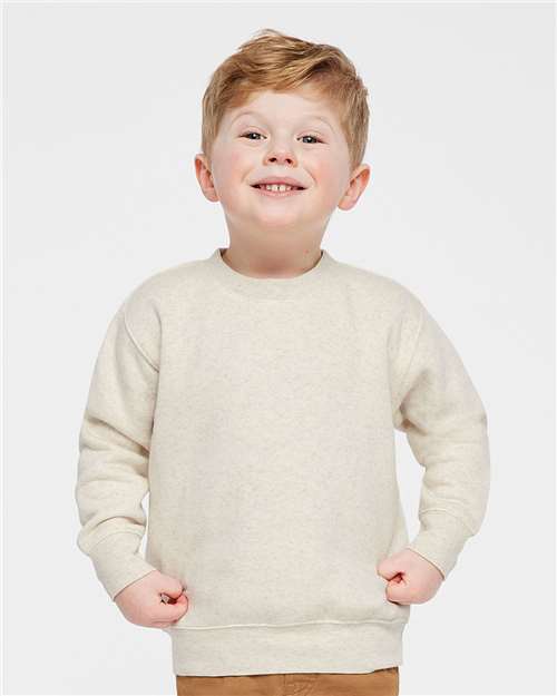 Rabbit Skins 3317 Natural Heather — on model front