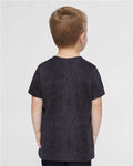 Rabbit Skins 3321 Black Reptile — on model back