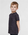 Rabbit Skins 3321 Black Reptile — on model side