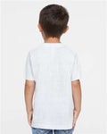 Rabbit Skins 3321 White Reptile — on model back