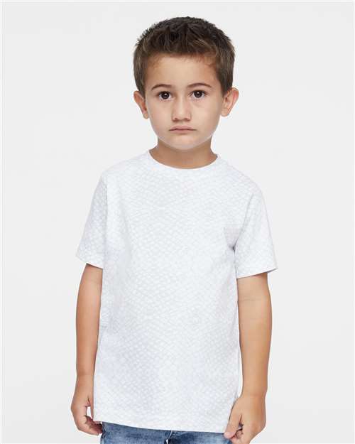 Rabbit Skins 3321 White Reptile — on model front