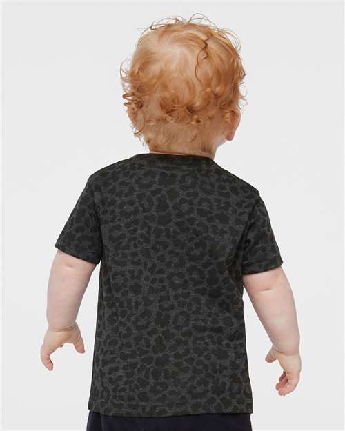 Rabbit Skins 3322 Black Leopard — on model back