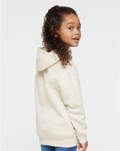 Rabbit Skins 3326 Natural Heather — on model back