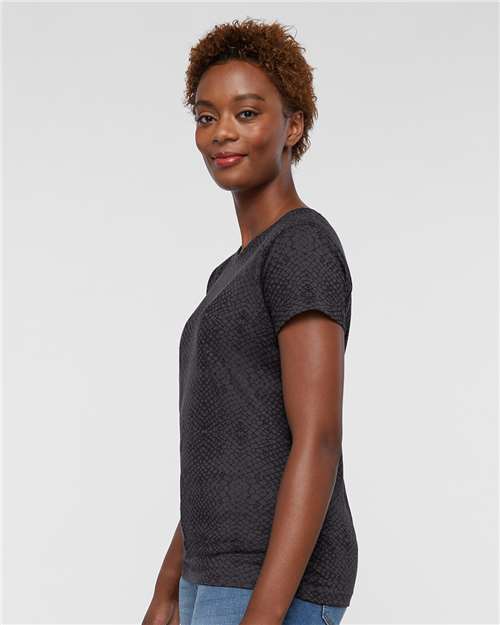 LAT 3516 Black Reptile — on model side