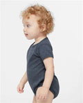 Rabbit Skins 4424 Vintage Denim — on model side
