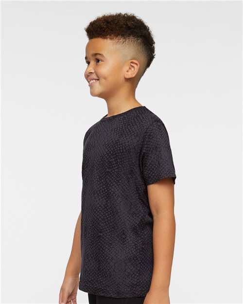 LAT 6101 Black Reptile — on model side