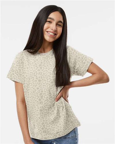 LAT 6101 Natural Leopard — on model front