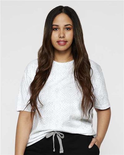 LAT 6901 White Reptile — on model front