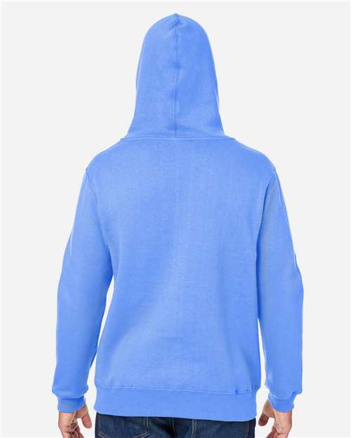 J. America 8824 Carolina Blue — on model back