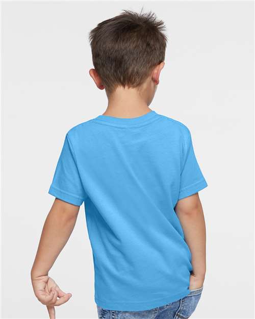 Rabbit Skins 3321 Aqua — on model back