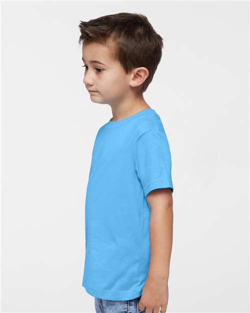 Rabbit Skins 3321 Aqua — on model side