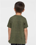 Rabbit Skins 3321 Green Reptile — on model back