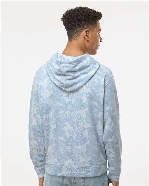 J. America 8871 Chambray Aloha Triblend — on model back