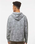 J. America 8871 Grey Aloha Triblend — on model back