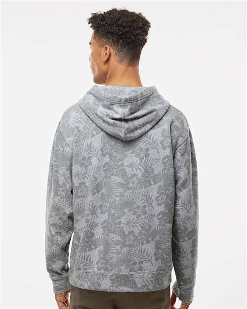 J. America 8871 Grey Aloha Triblend — on model back