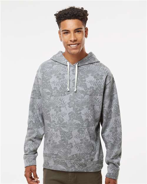 J. America 8871 Grey Aloha Triblend — on model front