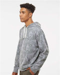 J. America 8871 Grey Aloha Triblend — on model side