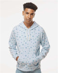 J. America 8871 Chambray Stars Triblend — on model front