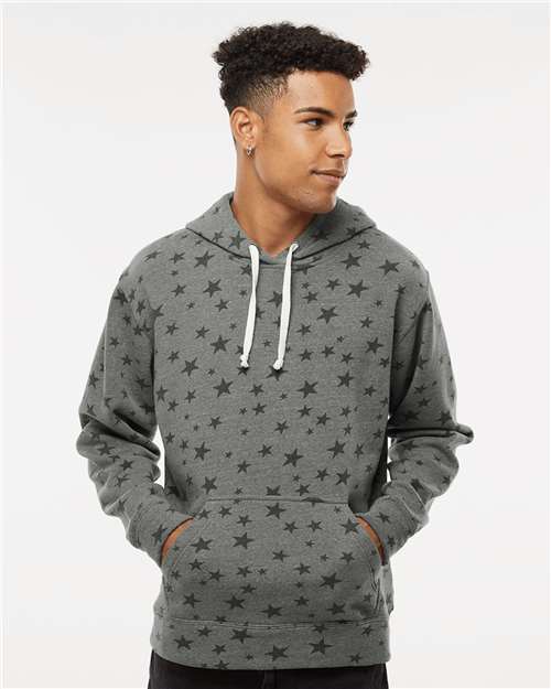 J. America 8871 Smoke Stars Triblend — on model front