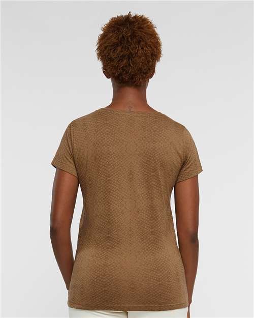 LAT 3516 Brown Reptile — on model back