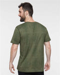 LAT 6901 Green Reptile — on model back