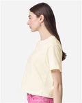 American Apparel 102 Creme — on model side