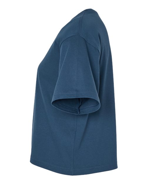 American Apparel 102 Sea Blue — direct side