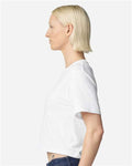 American Apparel 102 White — on model side
