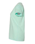 Gildan 880 Teal Ice — direct side