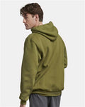 Russell Athletic 695HBM Green Moss — on model back