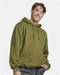 Russell Athletic 695HBM Green Moss — on model front