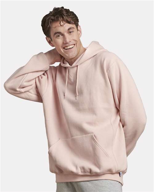 Russell Athletic 695HBM Blush Pink — on model front
