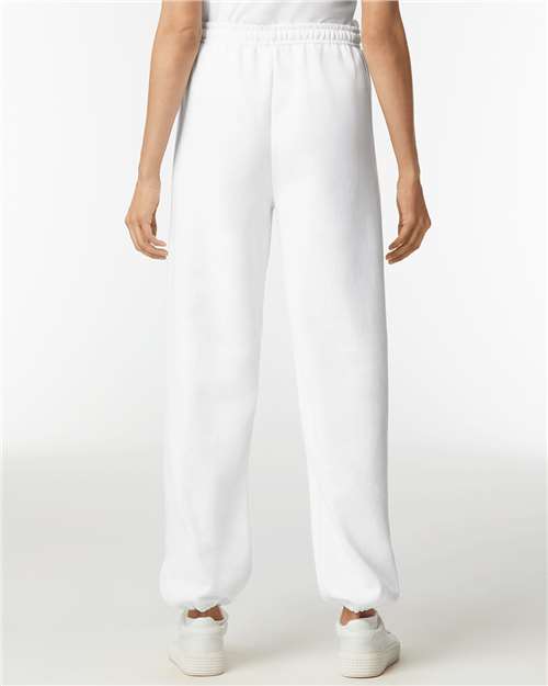 Gildan 18200 White — on model back
