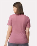 Gildan 42000 Plumrose — on model back
