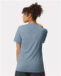 Gildan 42000 Stone Blue — on model back