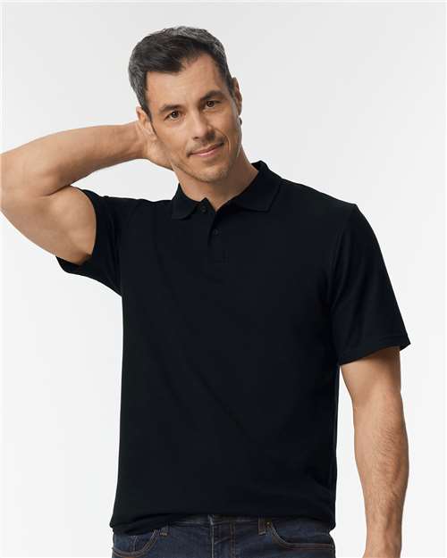 Gildan 64800 Black — on model front