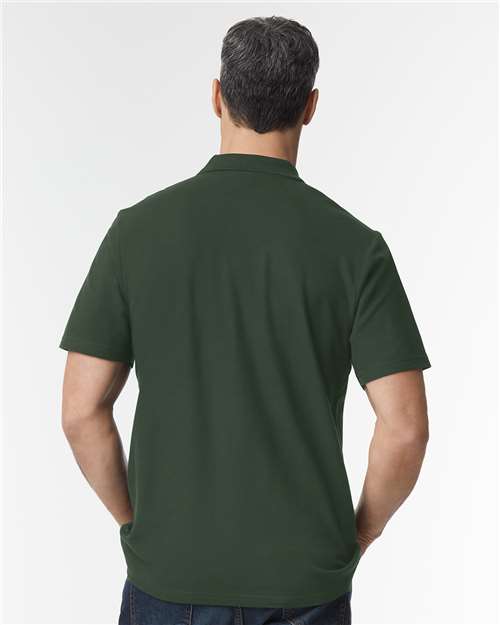 Gildan 64800 Forest Green — on model back