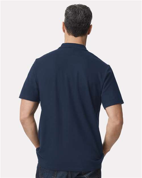 Gildan 64800 Navy — on model back
