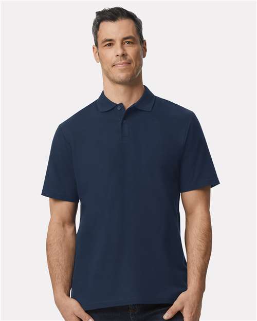 Gildan 64800 Navy — on model front